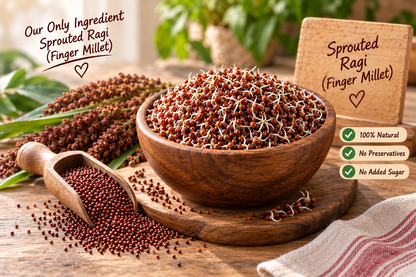 sprouted ragi porridge mix (200 gms)